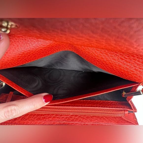 💯 AUTH Gucci Soho half flap wallet on chain - Picture 8 of 14